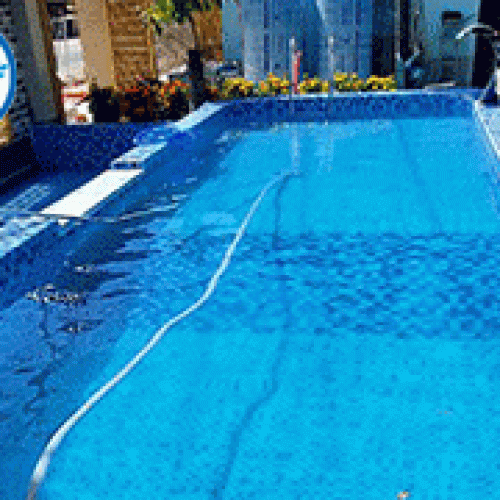 Lắp đặt máy lọc nước bể bơi anh Quốc