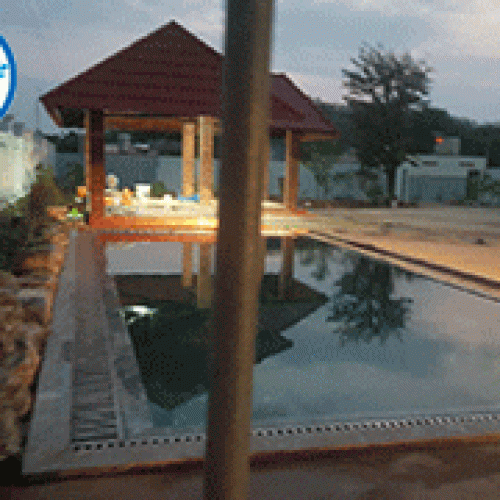 Xây dựng hồ bơi anh Hưng tại Bình Phước