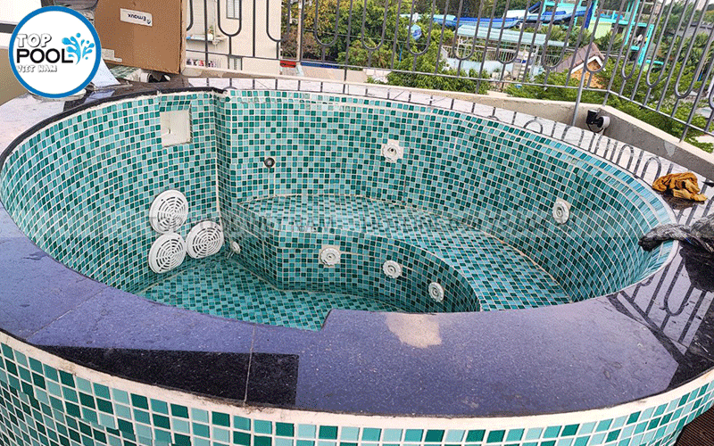 Thi công bể sục jacuzzi