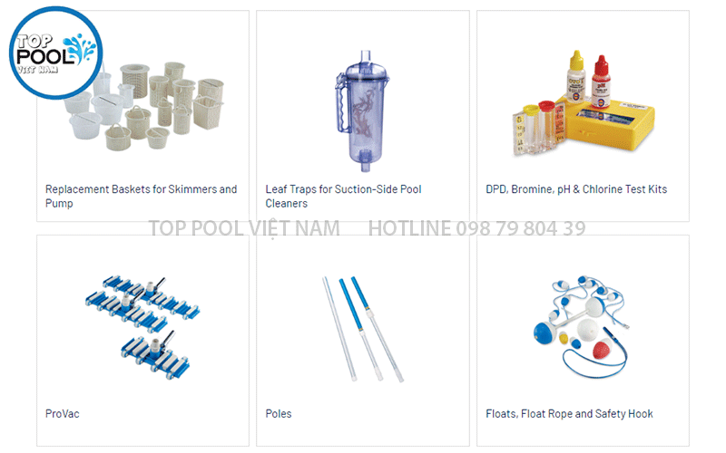 bộ vệ sinh hồ bơi Pentair Mỹ