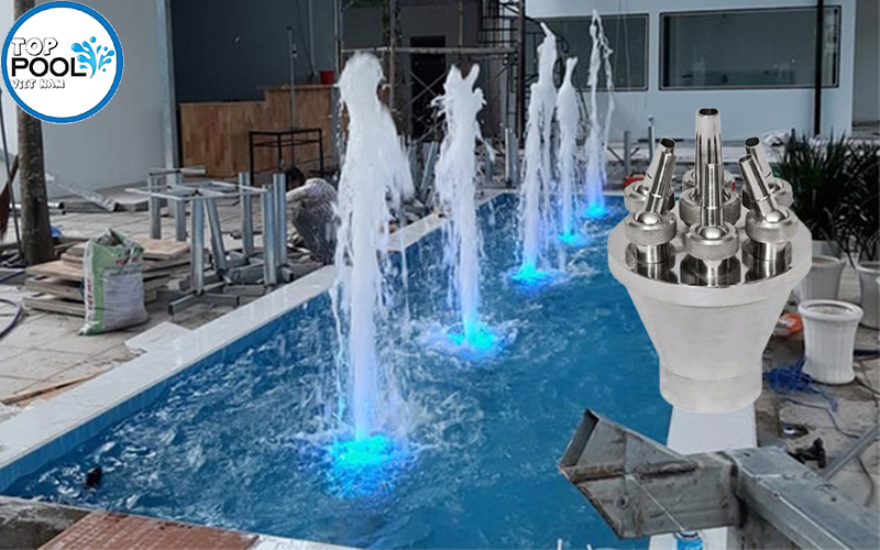 Đầu phun nước dạng hướng lên trung tâm Đầu phun nước dạng hướng lên trung tâm