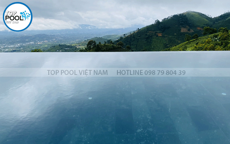 hồ bơi vô cực tại Đà Lạt