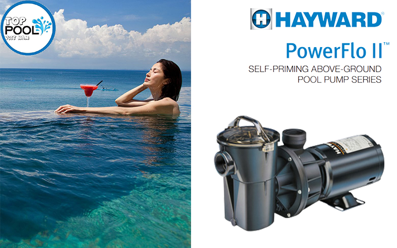 Máy bơm hồ bơi Hayward PowerFlo II 1HP