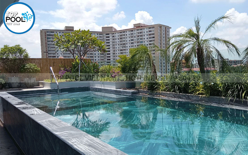 thi công bể bơi ngoài trời tại Đồng Nai