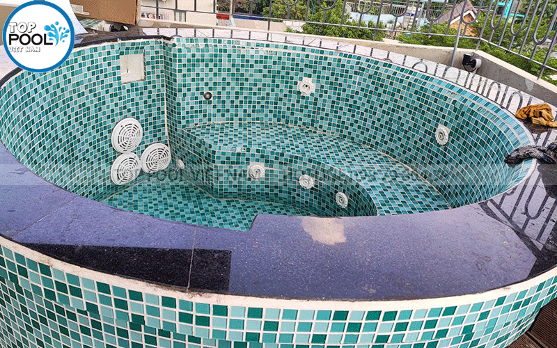 thi công hồ jacuzzi