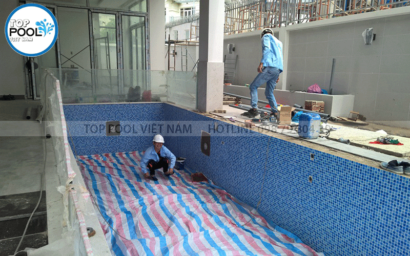 xây dựng bể bơi trong nhà tại Tây Ninh