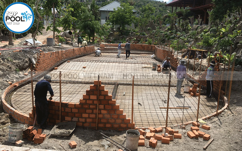 Xây dựng hồ bơi Ninh Thuận
