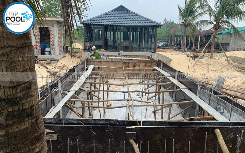 xây dựng hồ bơi tại Quảng Bình