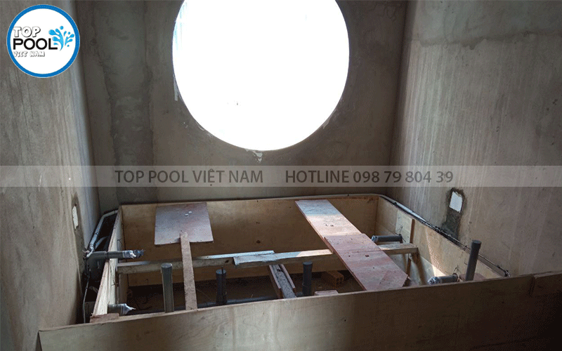 xây dựng hồ jacuzzi